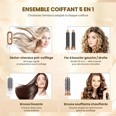 Swirl® AirStyler 5 en 1 — Sèche, lisse et boucle sans abîmer