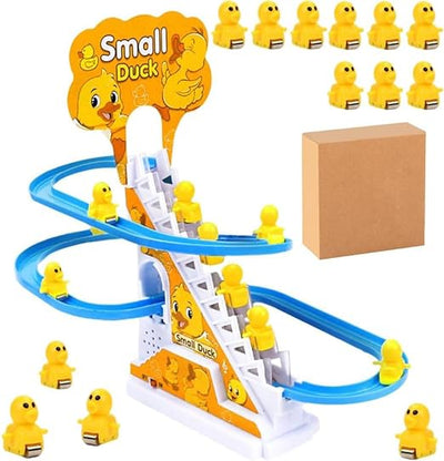 Lot de 9 jouets électriques en forme de canard d'escalier