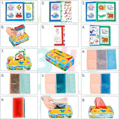 Boîte à Mouchoirs Magique Montessori pour Bébé