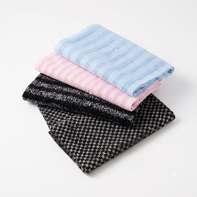 Serviette de douche exfoliante