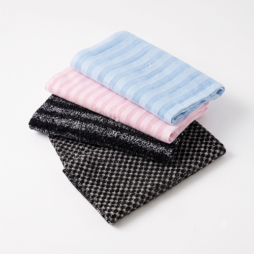 Serviette de douche exfoliante