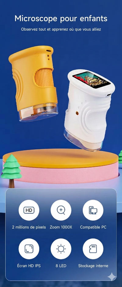 Le Duo Microscope Télescope 2-en-1 pour Petits Explorateurs