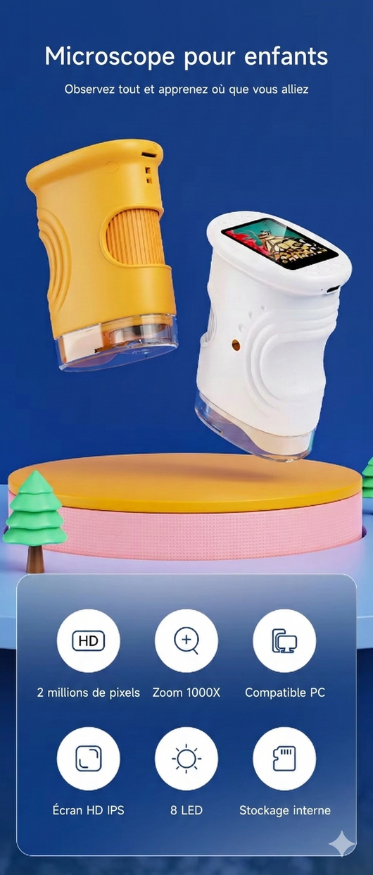 Le Duo Microscope Télescope 2-en-1 pour Petits Explorateurs