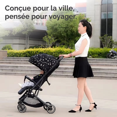 Poussette Valise Ultra-Compacte Pliable à Une Main