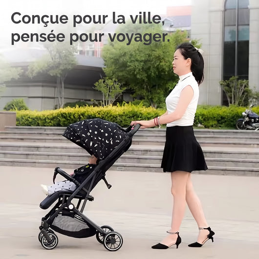 Poussette Valise Ultra-Compacte Pliable à Une Main