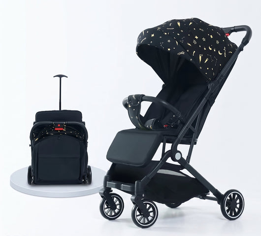 Poussette Valise Ultra-Compacte Pliable à Une Main