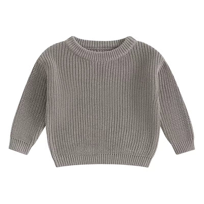 Pull Bébé et Enfant en Coton Col Rond 0-5 ans