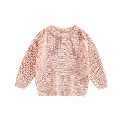 Pull Bébé et Enfant en Coton Col Rond 0-5 ans