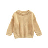 Pull en Tricot Bébé et Enfant Col Rond