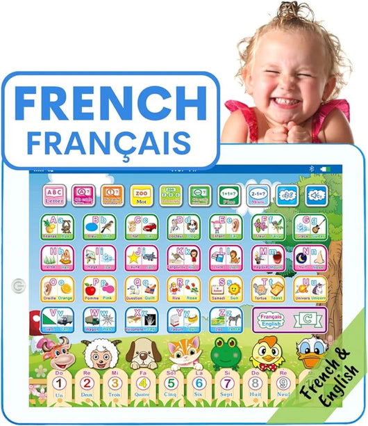 Tablette Éducative Bilingue – Apprendre en s'amusant Français & Anglais