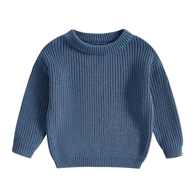 Pull Bébé et Enfant en Coton Col Rond 0-5 ans