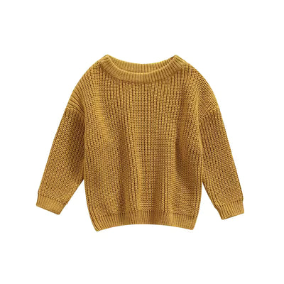 Pull Bébé et Enfant en Coton Col Rond 0-5 ans