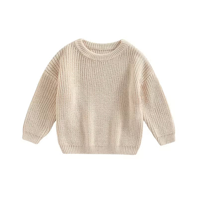 Pull Bébé et Enfant en Coton Col Rond 0-5 ans