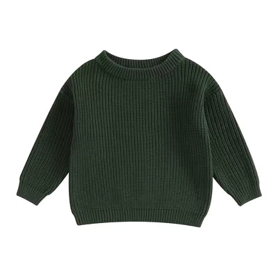 Pull Bébé et Enfant en Coton Col Rond 0-5 ans
