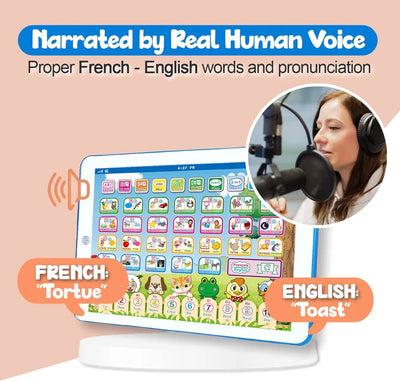 Tablette Éducative Bilingue – Apprendre en s'amusant Français & Anglais