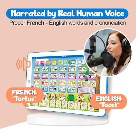 Tablette Éducative Bilingue – Apprendre en s'amusant Français & Anglais