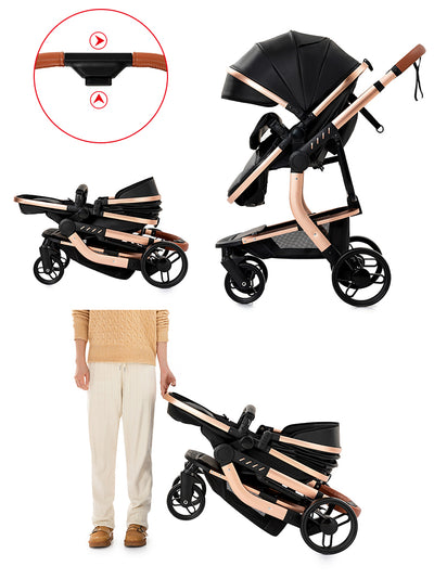 Poussette bébé trio 3 en 1 dernière génération - Poussette, Landau et Siège Auto