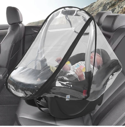 Housse de Pluie pour Siège Auto Bébé en EVA Transparent