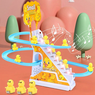 Lot de 9 jouets électriques en forme de canard d'escalier