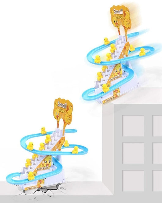 Lot de 9 jouets électriques en forme de canard d'escalier