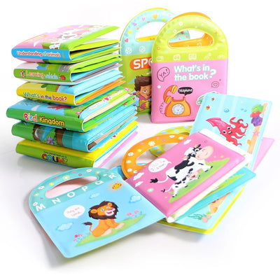 Livre Éducatif Indéchirable et Imperméable pour Bébé - Découvertes sans Limite!