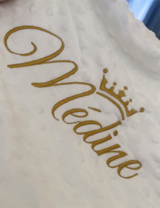 couverture personnalisée pour bébé