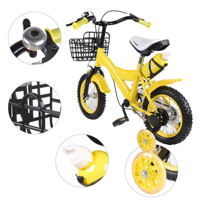 Vélo léger à pédales pour garçons et filles de 2 à 11 ans