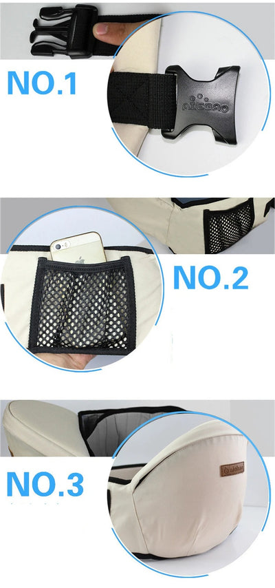 Porte-bébé de hanche pour enfants