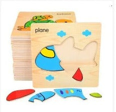 Puzzle 3D en bois pour bébé