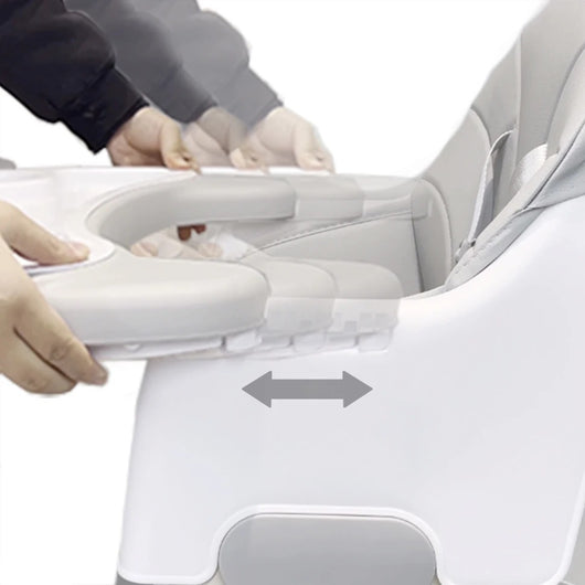 Chaise Haute pour Bébé  2-en-1 avec Repose-Pieds