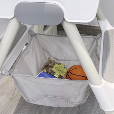 Chaise Haute pour Bébé  2-en-1 avec Repose-Pieds