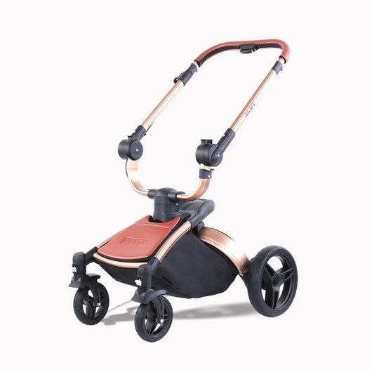 Poussette trio en cuir 3 en 1 pour bébé