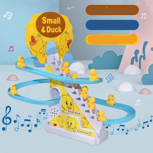 Lot de 9 jouets électriques en forme de canard d'escalier