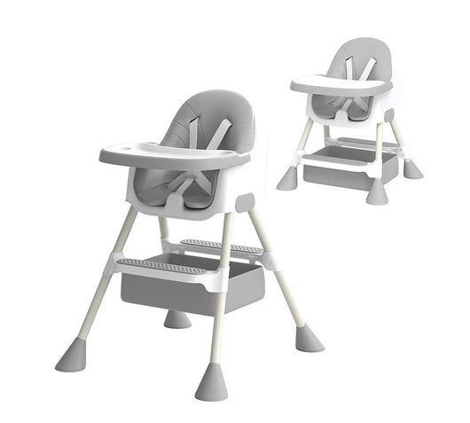Chaise Haute pour Bébé  2-en-1 avec Repose-Pieds