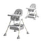 Chaise Haute pour Bébé  2-en-1 avec Repose-Pieds