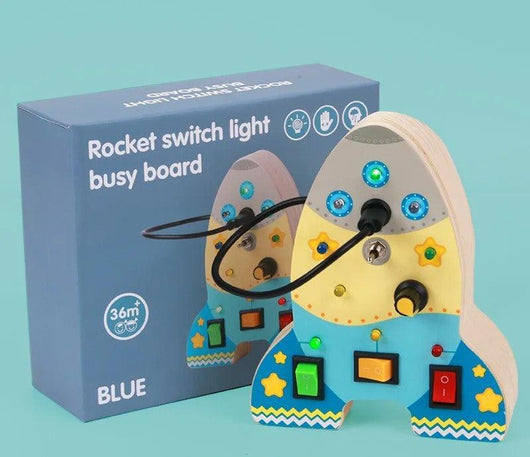 Circuit de Carte d'Occupation Montessori avec Prise Lumineuse LED