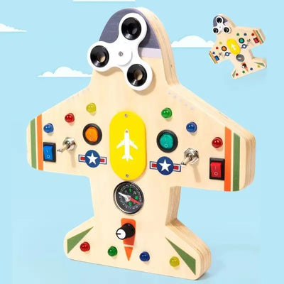 Circuit de Carte d'Occupation Montessori avec Prise Lumineuse LED