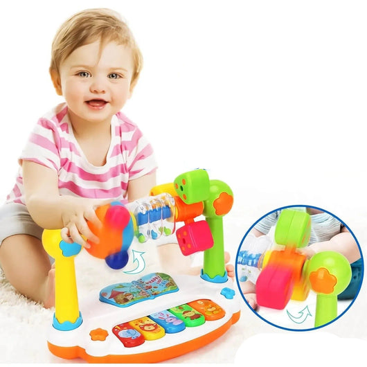Jouet de Piano Musical Rotatif pour Bébé