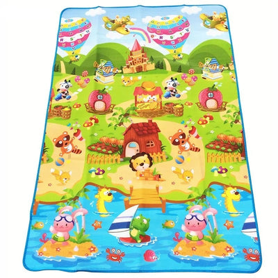 Tapis d'Éveil Souple en Mousse Eva, Idéal pour le Développement Moteur  180x120x0.3cm