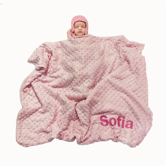 couverture personnalisée pour bébé