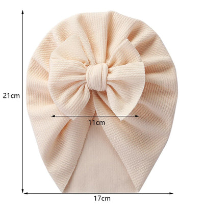 Turban avec nœud papillon pour bébé