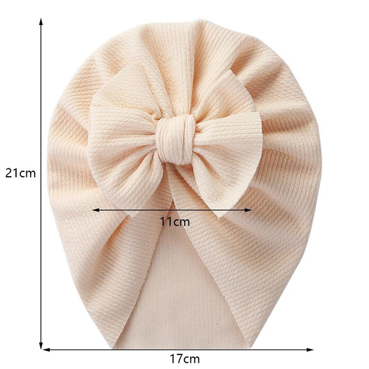Turban avec nœud papillon pour bébé