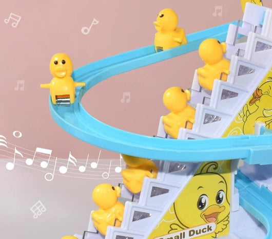 Lot de 9 jouets électriques en forme de canard d'escalier