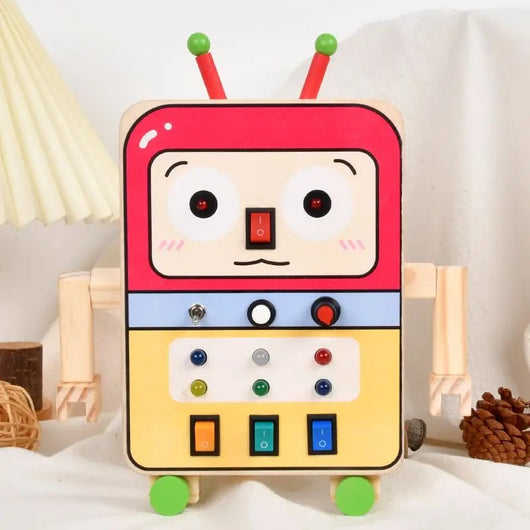 Circuit de Carte d'Occupation Montessori avec Prise Lumineuse LED