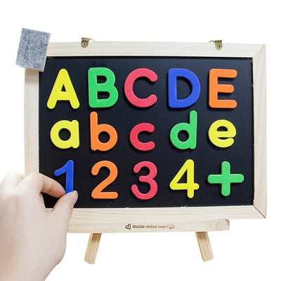 Autocollants Éducatifs : Lettres  et nombres Magnétiques pour Enfants en Mousse EVA