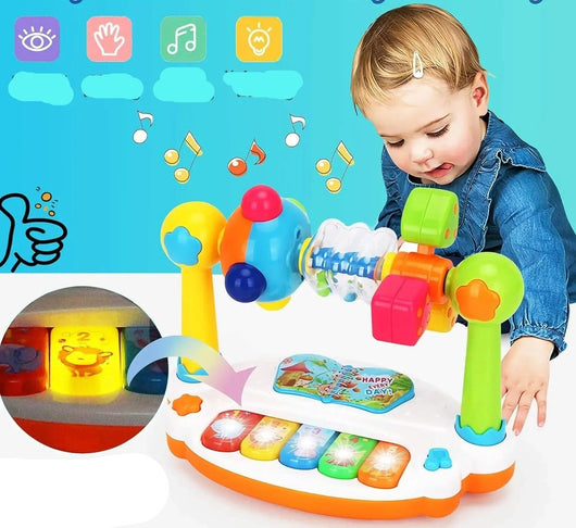 Jouet de Piano Musical Rotatif pour Bébé