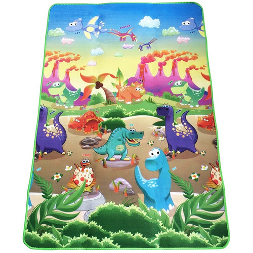 Tapis d'Éveil Souple en Mousse Eva, Idéal pour le Développement Moteur  180x120x0.3cm