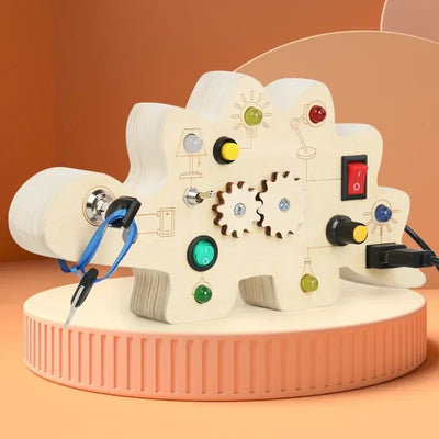 Circuit de Carte d'Occupation Montessori avec Prise Lumineuse LED