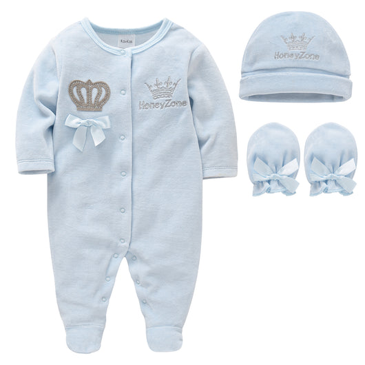 Ensemble Pyjama, Chapeau et Moufles, pour Bébé