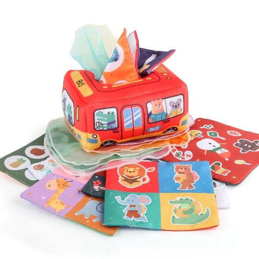 Boîte à Mouchoirs Magique Montessori pour Bébé